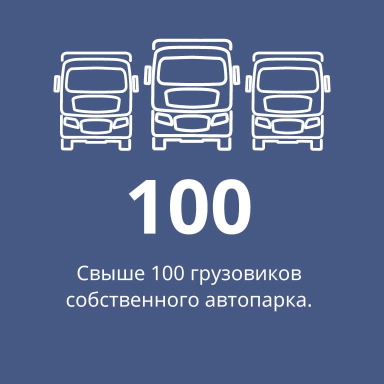 Polcar, Свыше 100 грузовиков собственного автопарка