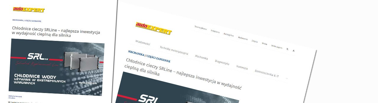 Chłodnice cieczy SRLine – najlepsza inwestycja w wydajność cieplną dla silnika
